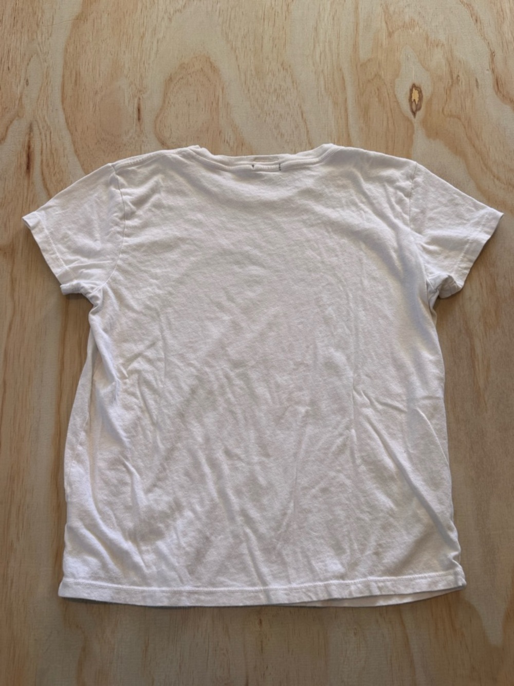 MOTHER The Boxy Goodie Goodie "Love Birds" Graphic Tee Off White Sz Small/XS - Picture 8 of 8
